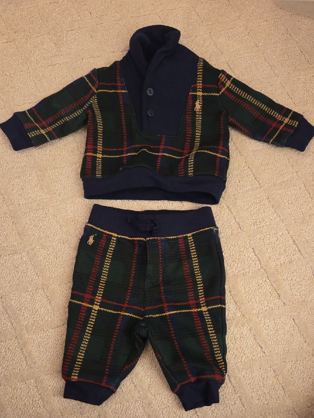 Ralph Lauren Plaid Set
